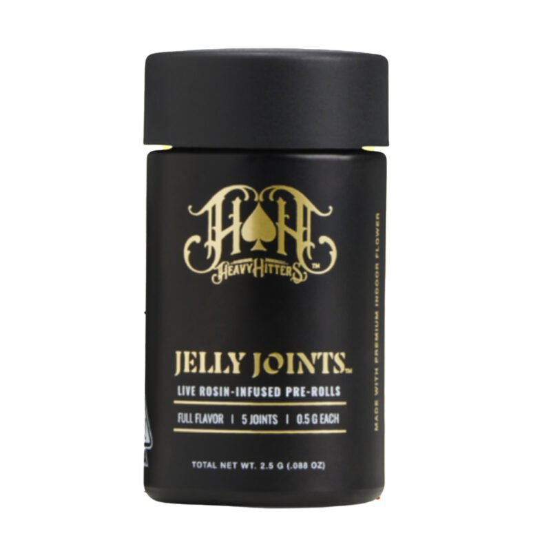 Heavy Hitters Jelly Joints Live Rosin infused prerolls 5 pzs