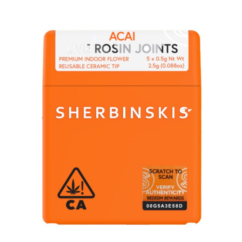Sherbinskis Prerolled 5pzs infused con rosin y diamantes